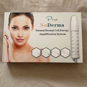 NuDerma Portable Handheld Skin Therapy Wand Machine w/Neon